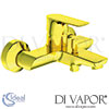 Ideal Standard Connect Air Concept Air Exposed Brushed Gold Bath Shower Mixer Spare Parts